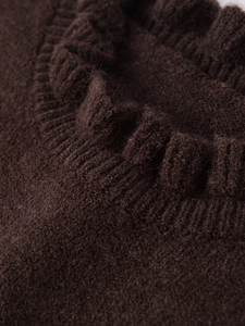 เสื้อสเวตเตอร์คอกลมแขนยาวสำหรับผู้หญิงพิมพ์ลายแบบย้อนยุคใส่2025ฤดูใบไม้ร่วงใหม่2756132 - Product Image 4