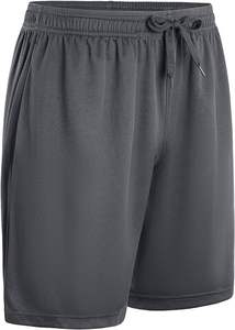 กางเกงขาสั้นออกกำลังกายสำหรับผู้ชายกางเกงเอวยางยืดมีกระเป๋าแขนครึ่งข้างแห้งเร็วระบายอากาศได้ดี - Product Image 2