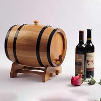 Tonneau de vin en bois de chêne de qualité supérieure tonneaux en bois naturel faits à la main pour la production de vignobles en gros du Vietnam