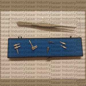 Juego de 7 Instrumentos de Microcirugía, Pinzas Vasculares Atramáticas Planas Sin Dientes Tipo Acland con Pinzas de Algodón, Pinza Microvascular - Product Image 2