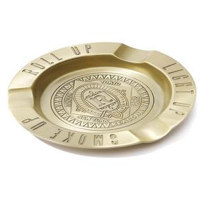 Cenicero de Metal con Diseño de Hoja Pulida en Oro, Cenicero de Primera Calidad para el Hogar y la Oficina, Artículos de Mesa, Cenicero de Alta Gama para Suministros Más Vendidos - Product Image 5