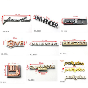 Fabricante de Herrajes <span class=keywords><strong>para</strong></span> Bolsos con Más de 30 Años de Experiencia, Logotipo de Letra Metálica Pequeña Personalizada, Etiqueta de Letra del Alfabeto <span class=keywords><strong>para</strong></span> Bolsos - Product Image 6