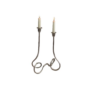 Portavelas cónico negro, candelabro moderno, candelabro de Metal, recién llegado, tamaño personalizado, Color de forma - Product Image 1