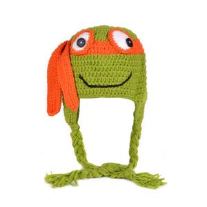 Gorros de Invierno de Ganchillo Personalizados 2025, Gorro de Punto con Orejeras y Patrón de Animales Divertidos para Niños - Product Image 4