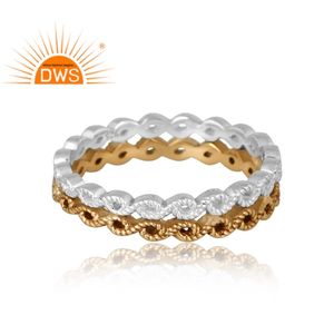 แหวนเงินสเตอร์ลิง925ดีไซน์สุดฮอตสำหรับผู้หญิงเครื่องประดับตามสั่งสำหรับเป็นของขวัญสำหรับผู้หญิงสำหรับคอลเลกชันอันโอชะของเธอ - Product Image 4