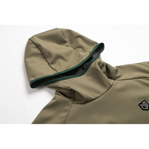 2025 Custom Quick Dry Breathable Reversible Sports Autumn Eco-Friendly Woven Softshell Front Logo Bomber <b>Jacket</b> <b>Waterproof</b> - Product Image 3