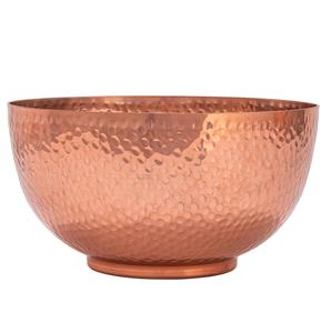 Bol en métal martelé du meilleur fabricant Technique polie moderne pour la pièce maîtresse de fruits de comptoir de cuisine - Product Image 3