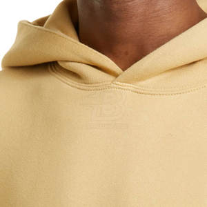 Sweat-shirts surdimensionnés en coton/polyester de qualité supérieure avec col à capuche, motif uni, design respirant - Meilleur prix pour l'hiver - Product Image 5