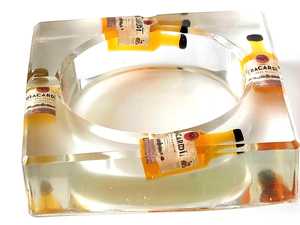 Wholesale Price Custom Logo Square Resin <b>Ashtray</b> Amazing Design with Heat Resistance <b>for</b> <b>Car</b> Travel Square Silica <b>Ashtray</b> - Product Image 3