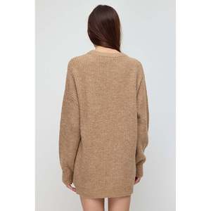 Suéter de Punto Extra Grande para Mujer, Transpirable, de Lana Merino, Informal, Premium, de Punto Trenzado Vintage para Otoño e Invierno, con Frente Incluido - Product Image 5