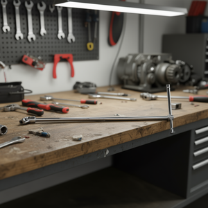 Raccord en T carré chromé mâle 1/2 pouce - Product Image 3