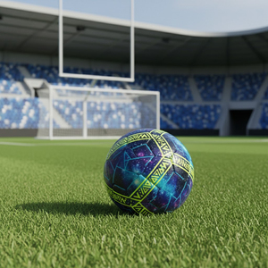 Ballon de football pliable promotionnel en PU de haute qualité avec logo personnalisé pour cadeaux d'entreprise, camps d'entraînement, journées sportives scolaires et offres promotionnelles - Product Image 2