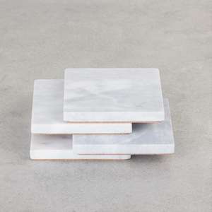 Ensemble de dessous de verre en marbre de forme hexagonale antique fabricant de décoration de table Ensemble de dessous de verre de café de thé fini en marbre antique - Product Image 4