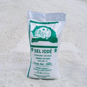 Sal de Mesa Iodada Sel Iod |   Polvo Refinado con una Pureza del 99.8% |   Bolsa de 25 kg de Grado Premium para Cocina |   Certificado HACCP - Product Image 2