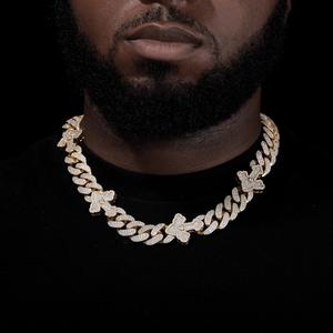 Moissanite Sterling <b>Silver</b> <b>Tennis</b> Chains Diamond <b>Tennis</b> <b>Necklace</b> Iced Chain Passes Diamond Pendants Charms - Product Image 2