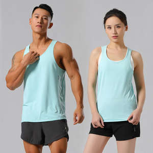 Débardeurs en coton pour homme, vêtements de sport tricotés à séchage rapide pour l'entraînement musculaire et la musculation - Product Image 3