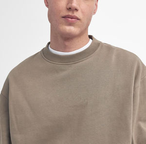 Wholesale Custom Made 100% Cotton <b>Long</b> sleeve Crewneck Sweatshirt Custom Embossed Logo <b>Oversized</b> Fit <b>Hoodies</b> & Sweatshirt - Product Image 3