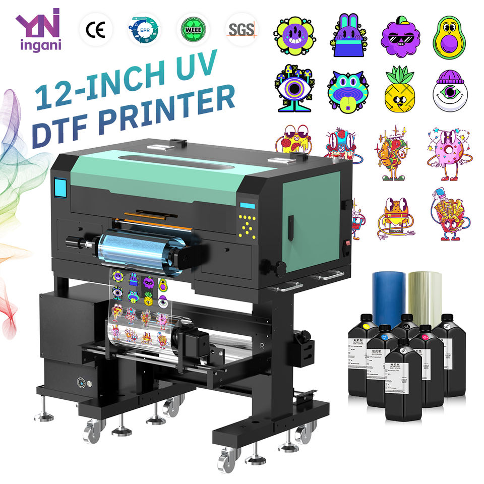 Ingani Factory UV Dtf Label Printing Machine Sticker Printer Roll to ...