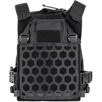 Equipo de chaleco táctico de la serie de liberación rápida Chaleco de nailon Multicam negro Chaleco táctico portador de placa de engranaje