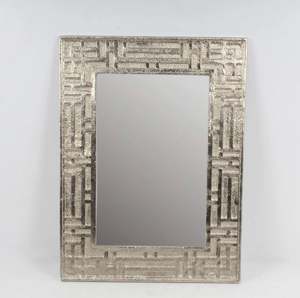กรอบกระจกขัดเงาสำหรับตกแต่งบ้านและผนังดีไซน์สุดหรูกระจกอลูมิเนียมขัดเงาสีทองไม่เหมือนใคร - Product Image 2