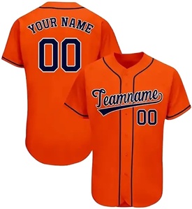 Jersey de béisbol en blanco barato de manga corta, venta al por mayor, sublimación y bordado, fabricante mundial de camisetas de béisbol - Product Image 1