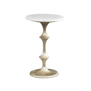Mesa auxiliar de metal de alta calidad, último diseño gráfico moderno, mesa decorativa de forma redonda al mejor precio al por mayor - Product Image 1