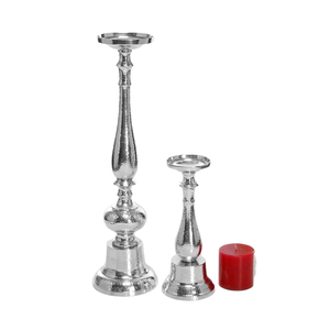 Bougie de qualité antique et photophore ensemble de 3 décoratifs uniques écologiques pour mariage de restaurant à la maison - Product Image 3