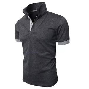 Polo à manches courtes pour hommes, logo personnalisé, t-shirt, chemise pour hommes, vêtements de golf 100% coton - Product Image 4