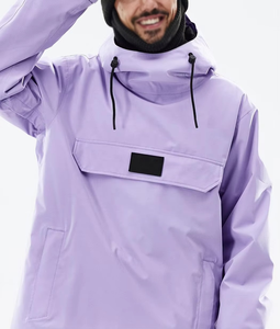 Veste de snowboard/ Ski unisexe personnalisée pour l'hiver, coupe-vent, imperméable, à capuche, en toile lavée, doublure en polaire, séchage rapide, respirante - Product Image 4