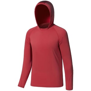 Dropshipping personnalisé, faible MOQ, impression par sublimation, polyester à séchage rapide, sweat-shirt de pêche performant, UPF 50, chemise de pêche à capuche - Product Image 6