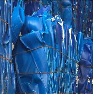 เศษพลาสติกถัง HDPE สีน้ำเงินรีไซเคิลแบบมัดเป็นก้อน - Product Image 2