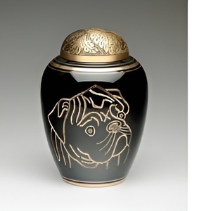 Classical Highest Quality Funeral Accessories Brass Adult Urns Wholesale Brass Funeral Cremation Urns Made India 2026 - Product Image 5