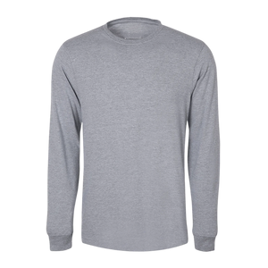 Nueva oferta, venta al por mayor, camiseta Melange de talla personalizada para hombre, camiseta transpirable Dry Fit Fitness para correr y botón, camiseta Fitness para hombre, camiseta Top - Product Image 3