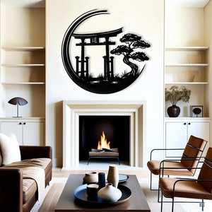 Arte de pared de Metal moderno, arte de pared de Metal de estilo de lujo moderno, decoración de pared grande, decoración minimalista para el hogar, regalo del Día de la madre - Product Image 1