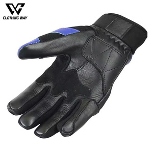 Gants de moto compatibles avec les écrans tactiles, en cuir, imperméables, protection UV, performance pour hommes - Product Image 6