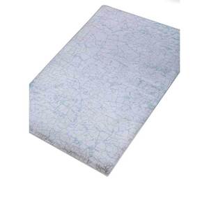 Tapis en soie de bambou noué à la main gris-entropie et noir AKBS-5501 pour adolescents, tapis rectangulaire abstrait pour salon et couloir - Product Image 2