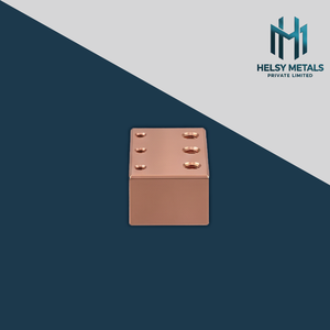 High Purity Copper Manifold VMC Machined Precision Drilled <b>Ports</b> and Threaded <b>Holes</b> for Gas Distribution Systems - Product Image 3