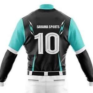 Uniforme de Béisbol de Diseño Moderno y Estilo Nuevo, Uniforme de Béisbol de Color Sólido de Primera Calidad para Venta en Línea - Product Image 5