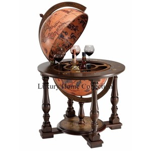 Modern Brass Made Tabletop Rotating Globe Vintage Design <b>Decorative</b> Accent Handmade Tableware Office Teaching School Educational - Product Image 2