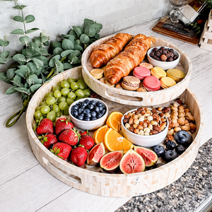 Bandeja de Servicio Rectangular Distintiva de Resina Pulida, Moderna y de Lujo para Vajilla de Cocina y Decoración Perfecta para el Hogar - Product Image 6