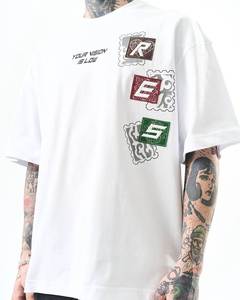 Camiseta de talla grande de algodón Pima de 100% sólido para mujer, camisetas en blanco con gráfico personalizado al por mayor para ropa de hombre - Product Image 4