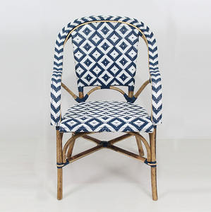 Fauteuil de bistrot français en rotin Praha - Product Image 3