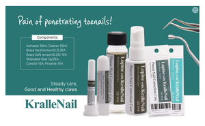 Fabriqué en corée Dr.Kralle ongle incarné ongle incurvé kit de soin des outils correctifs activateur nettoyant curette colle orthèse pincettes - Product Image 2