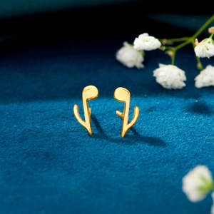 Kids 14k Gold Shell <b>Stud</b> <b>Earrings</b> for <b>Girls</b> Party - Product Image 1