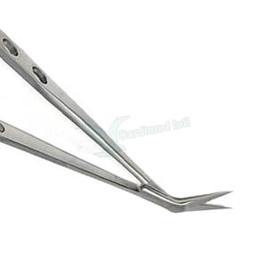 Micro tijeras profesionales con mango impreso, hoja recta afilada de acero inoxidable, juego de instrumentos de cirugía ocular Manual - Product Image 5