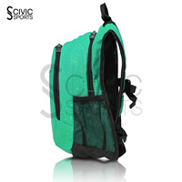 Sac à dos pour enfants Civic Sports Vintage à imprimé géométrique, imperméable, en polyester, avec fermeture éclair, unisexe, sacs d'école, capacité 20-35L