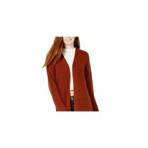 Cardigan in Maglia a Coste per Ragazzi IoT, Arancione con Decorazioni in Pizzo e Bottoni, Stile Casual Lungo per Autunno Inverno, Taglia X-Large - Product Image 2