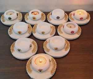 Bougeoirs en cire parfumée de soja de luxe faits à la main décoration intérieure créative ensembles d'articles de créateur pour la Saint-Valentin Pâques Noël - Product Image 2