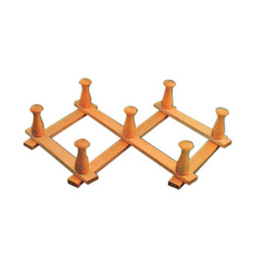Appendiabiti in blister trattato con 7 ganci naturali - Product Image 1