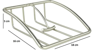 Appeasy argent porte-serviettes en acier doux porte-boîte de papier de soie organisateur décoratif porte-serviettes brun cuisine stockage - Product Image 4